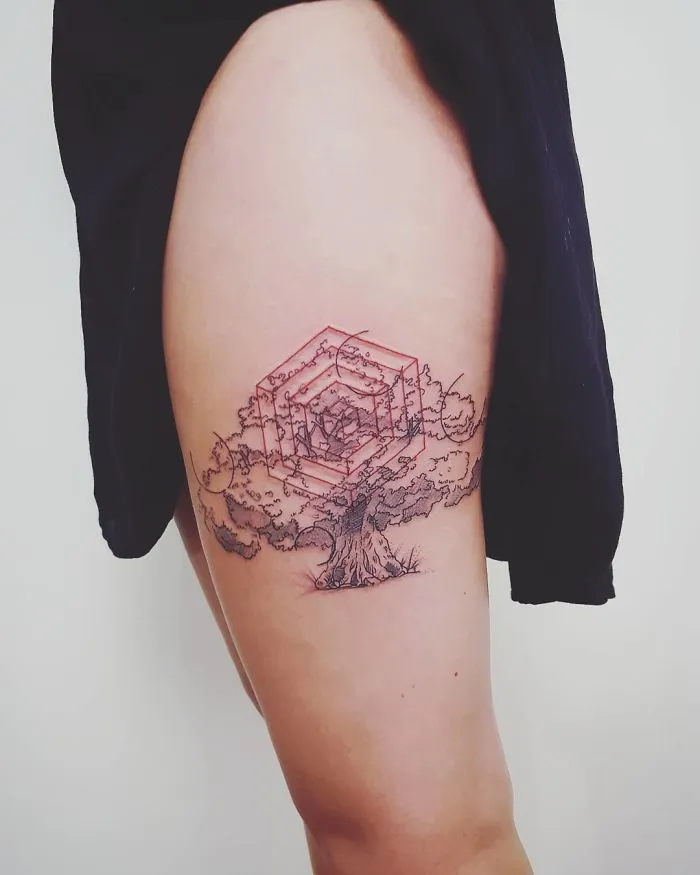 Colorful And Sketchy Tattoos By Vesna