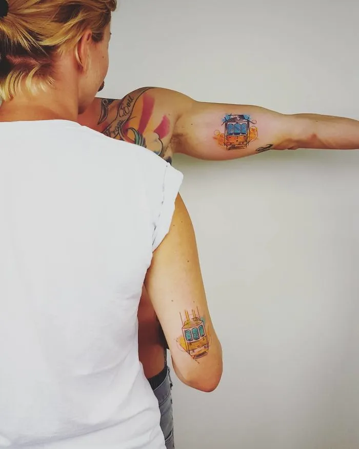 Colorful And Sketchy Tattoos By Vesna