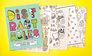 Distractables: A Super Cute Very Nice Coloring Book Is Here To Take You To Your Happy Place