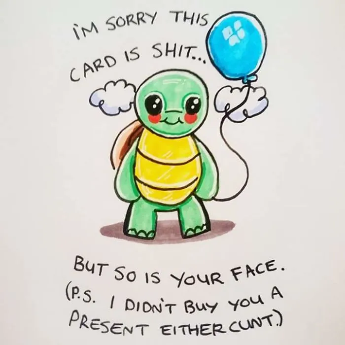 36 Offensively Cute Greeting Cards (Warning: Strong Language)