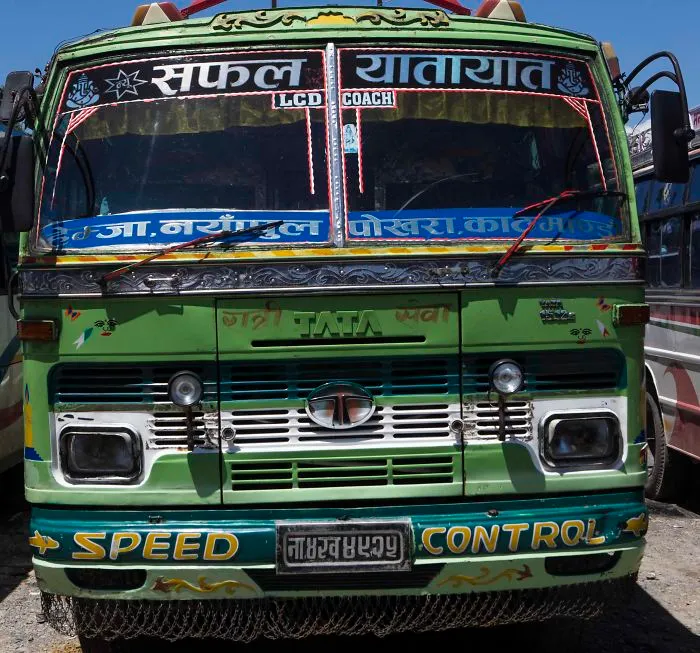 10+ Of The Most Colorful Local Buses In Nepal