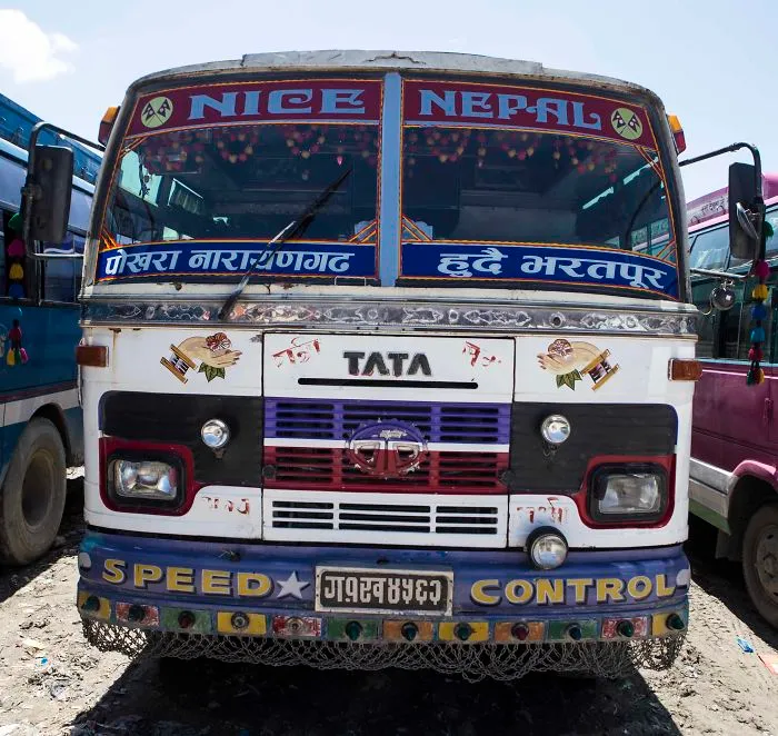 10+ Of The Most Colorful Local Buses In Nepal