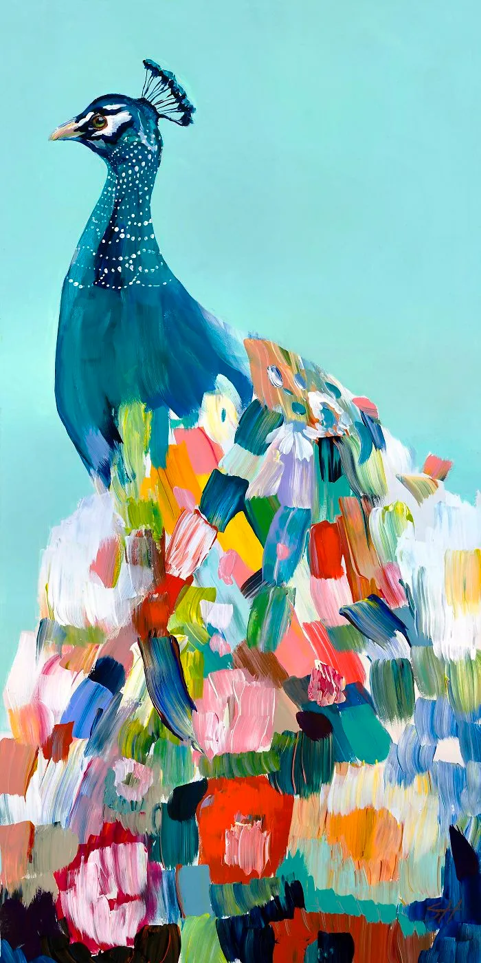 Floral Peacock