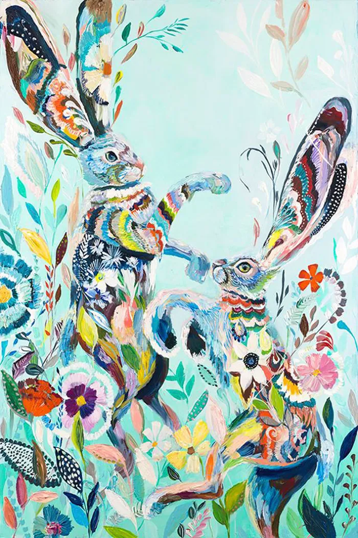 Dancing Hares