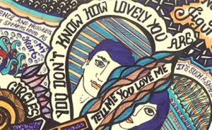 I Transform Coldplay Songs Into Visually Intricate Lyrical Doodles