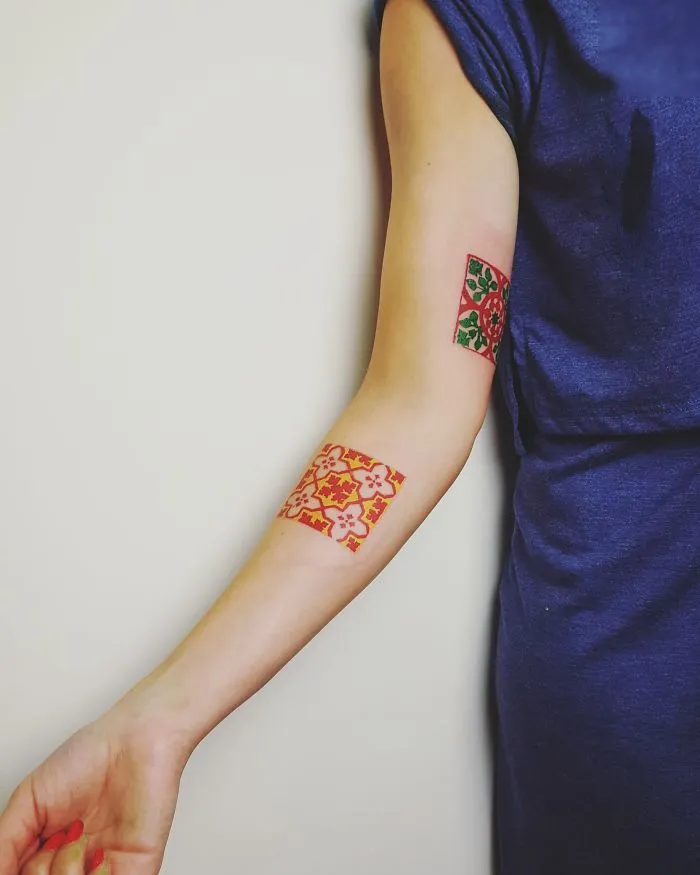 Colorful And Sketchy Tattoos By Vesna