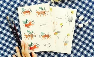 I Create Watercolor Patterns And Turn Them Into Handmade Stationery Goods