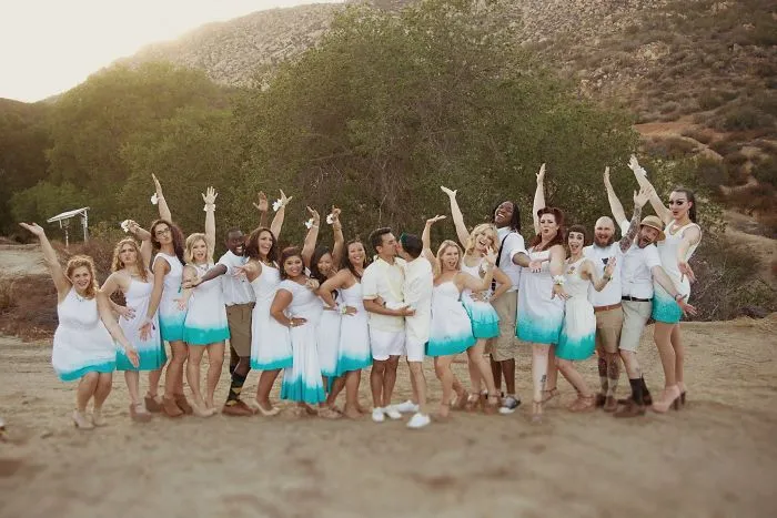Dip Dye Wedding Dress Trend Will Make Your Big Day More Colorful
