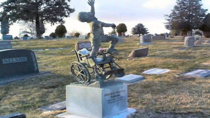 10 Year Old Boy Dies In His Sleep, Then Dad Turns The Empty Grave Plot Into Concrete Masterpiece