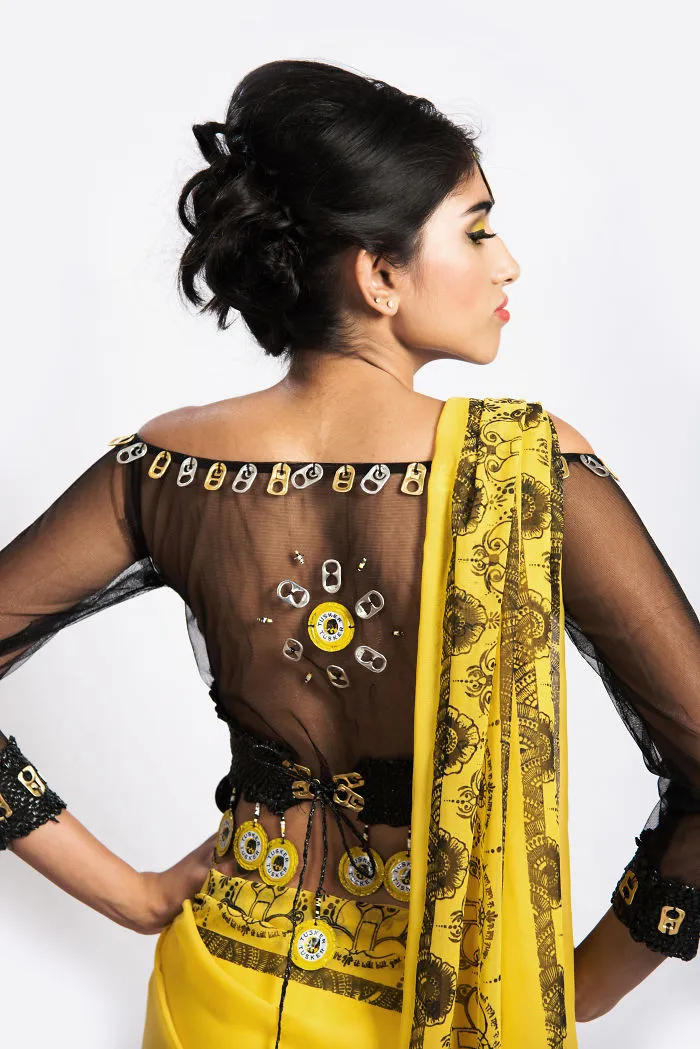 I Made A Saree By Recycling At The Age Of 17