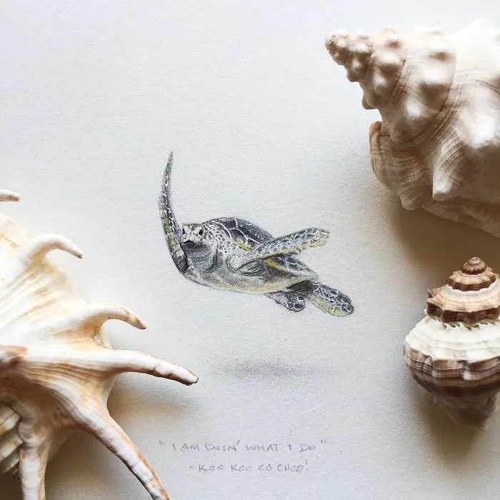 I Gave Up My Career To Raise A Family And To Stay Creative I Started Drawing Miniatures Every Day