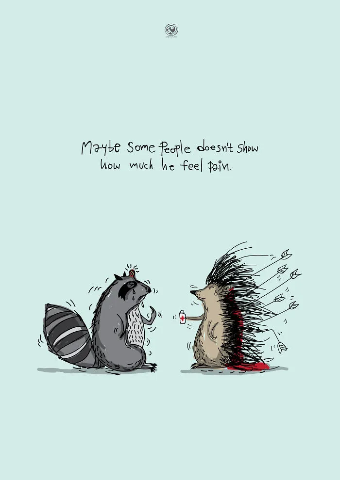 I Draw Cartoons With Cute Messages