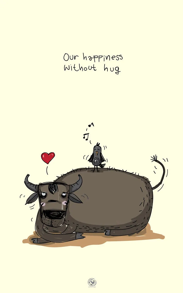 I Draw Cartoons With Cute Messages