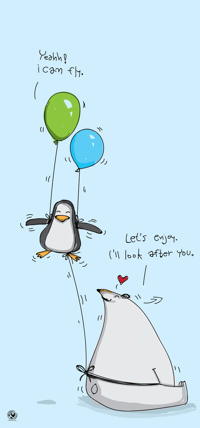 I Draw Cartoons With Cute Messages