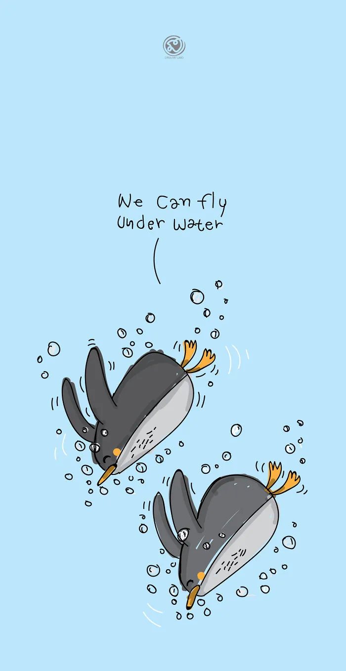 I Draw Cartoons With Cute Messages