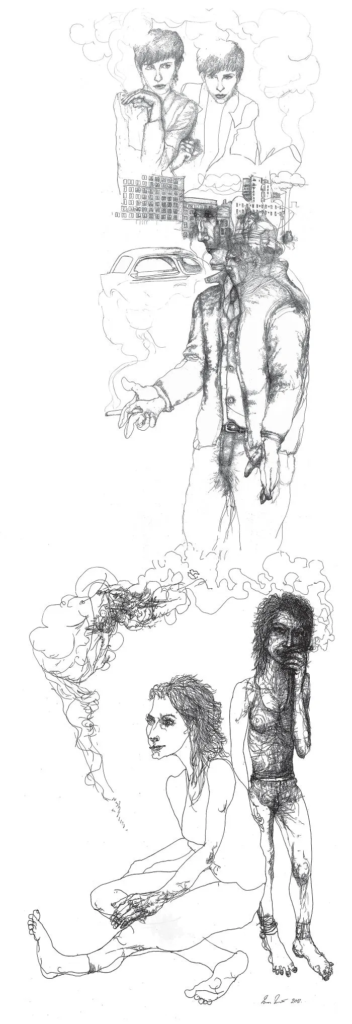 My Neo-Noir Drawings