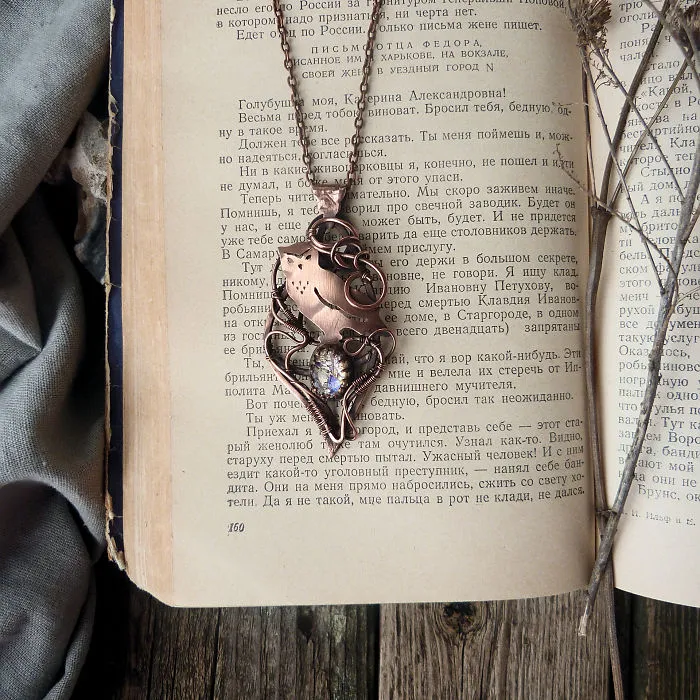 Large Ancient Forests Inspired Me To Create This Wire Wrapped Jewelry