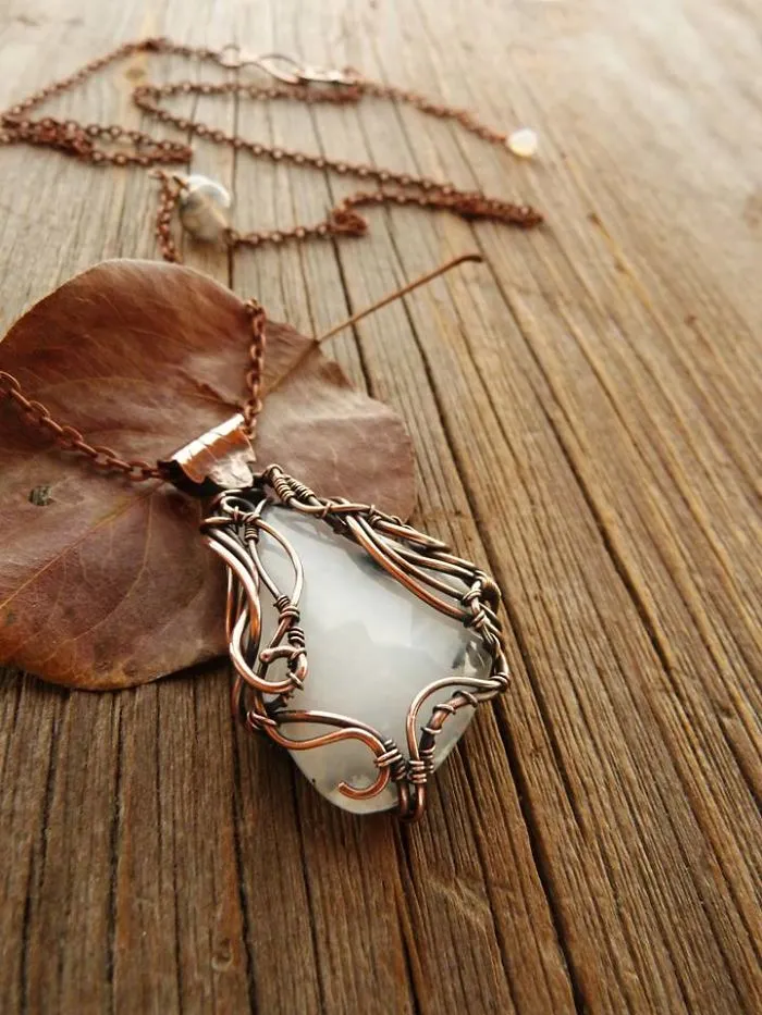Large Ancient Forests Inspired Me To Create This Wire Wrapped Jewelry