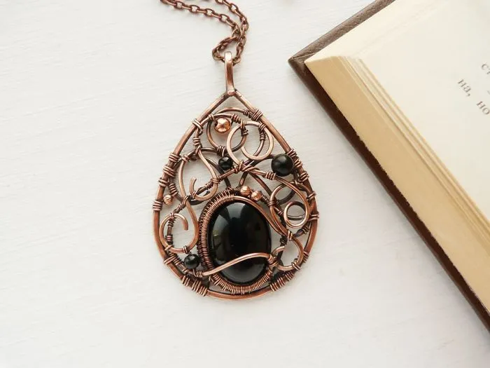 Large Ancient Forests Inspired Me To Create This Wire Wrapped Jewelry