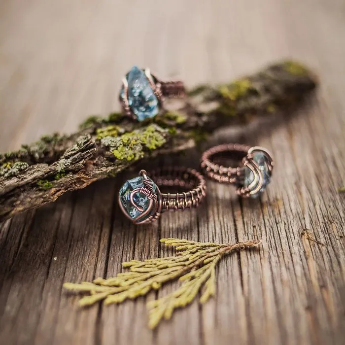 Large Ancient Forests Inspired Me To Create This Wire Wrapped Jewelry