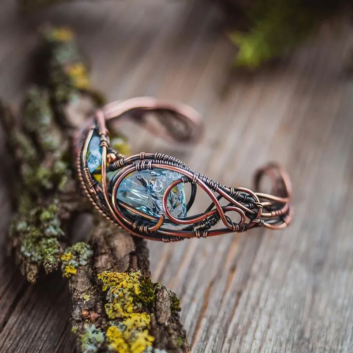 Large Ancient Forests Inspired Me To Create This Wire Wrapped Jewelry