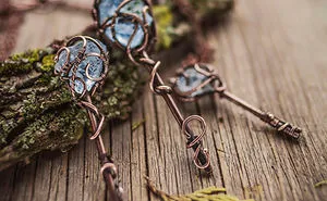 Large Ancient Forests Inspired Me To Create This Wire Wrapped Jewelry