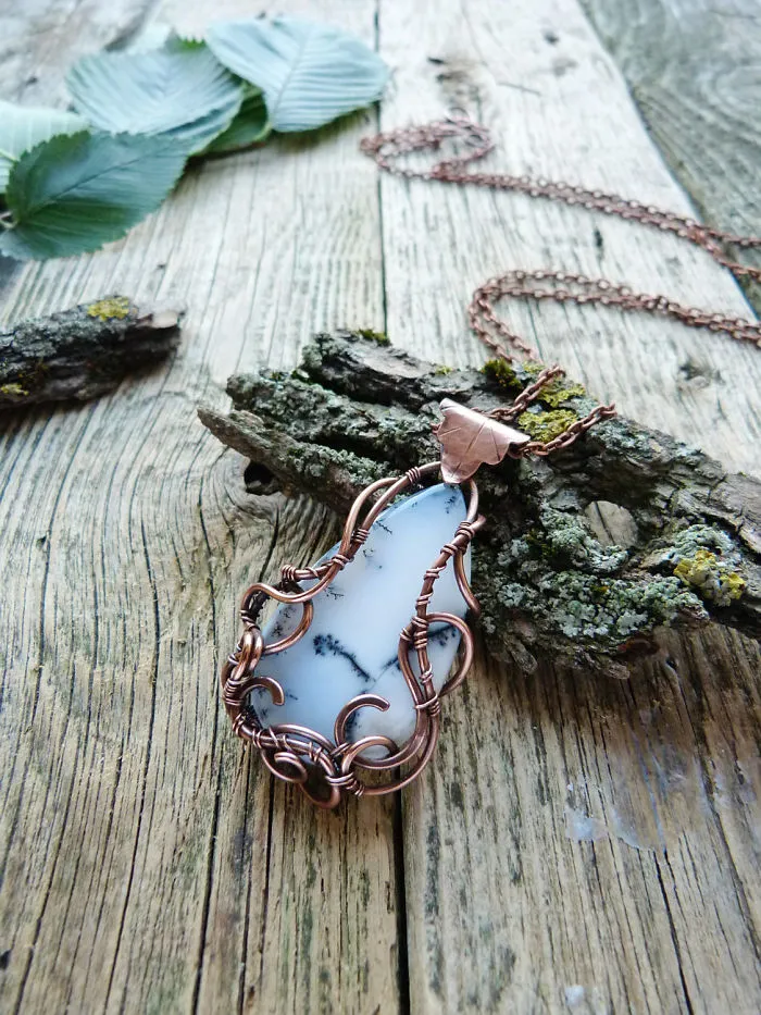 Large Ancient Forests Inspired Me To Create This Wire Wrapped Jewelry