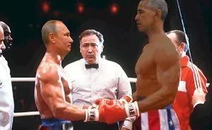 Obama And Putin's Death Stare Gets Hilariously Trolled By Photoshoppers