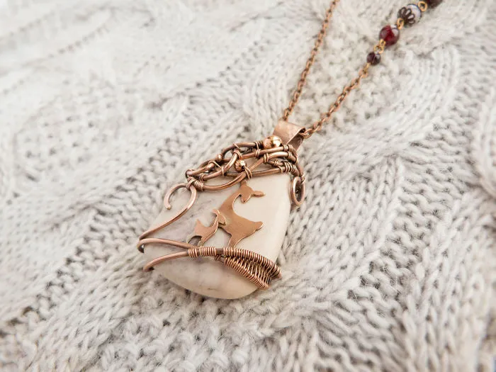 Large Ancient Forests Inspired Me To Create This Wire Wrapped Jewelry