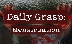 Let's Talk About Menstruation.