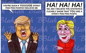 This Cartoon Hilariously Sums Up The Trump Vs Clinton Presidential Debate Perfectly!!!