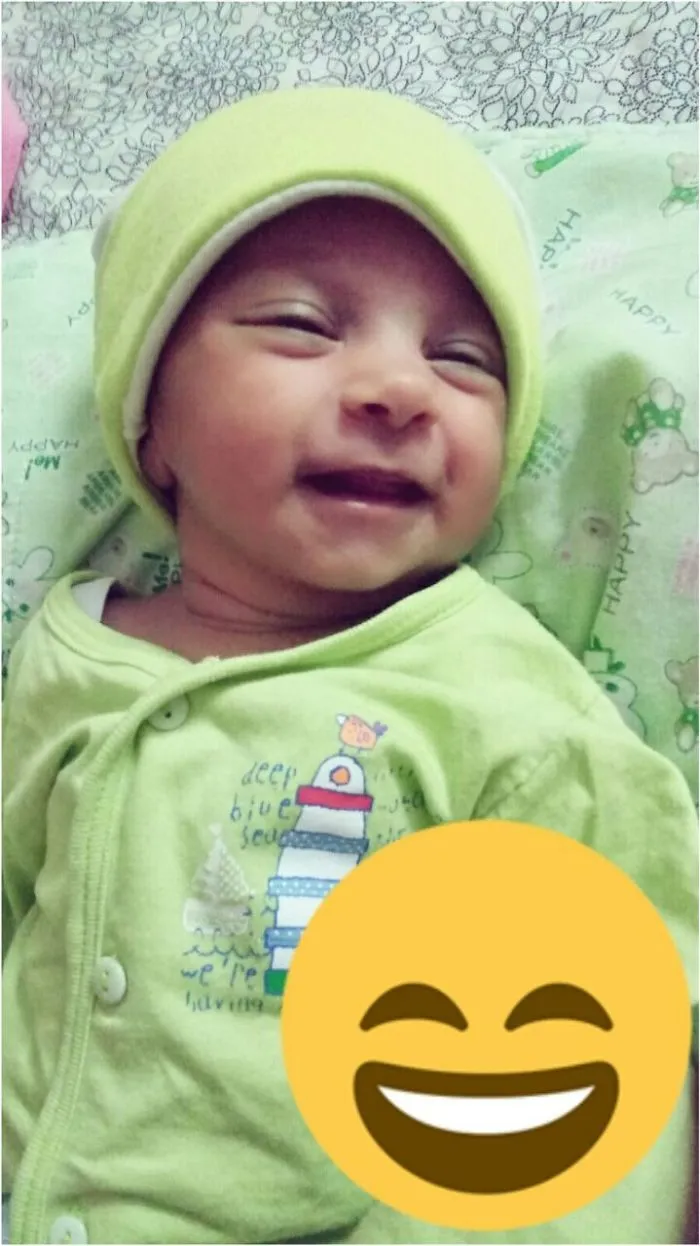 Niece Expression With Smiley Faces