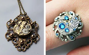 Steampunk Jewelry By This Russian Artist Will Take You Back To Victorian Era