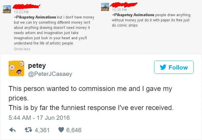 97 People Who Think They Can Pay Artists In "Exposure"