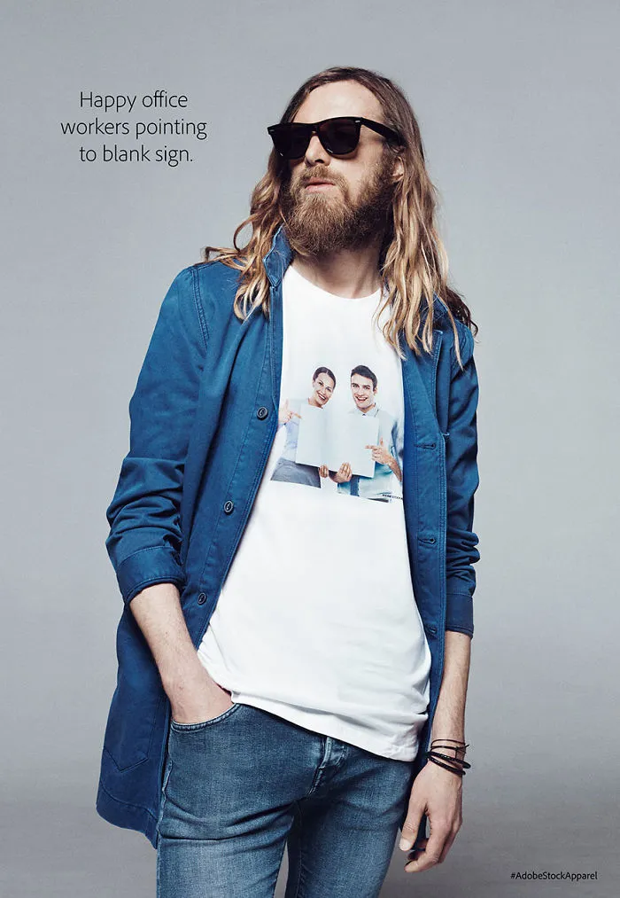 Adobe Has Just Launched A Clothing Line With The Worst Stock Photos