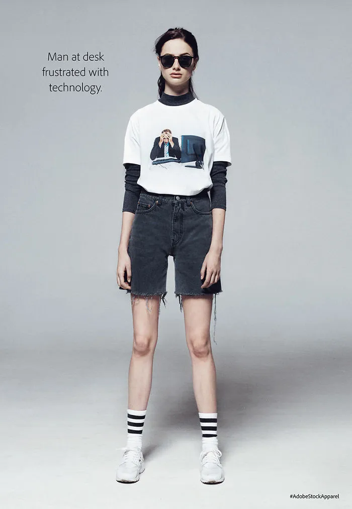Adobe Has Just Launched A Clothing Line With The Worst Stock Photos