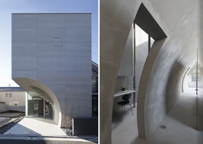 Exquisite Tunnel House In Japan