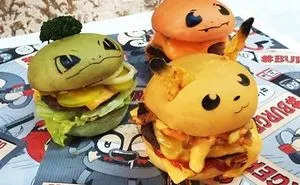 Australian Burger Restaurant Builds Pokemon Burgers