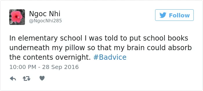 People Share The Worst Advice They've Ever Received #Badvice