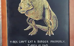 Woman Helped Friend's Bar By Drawing Chalk Signs, The Result Was So Good It Increased The Sales