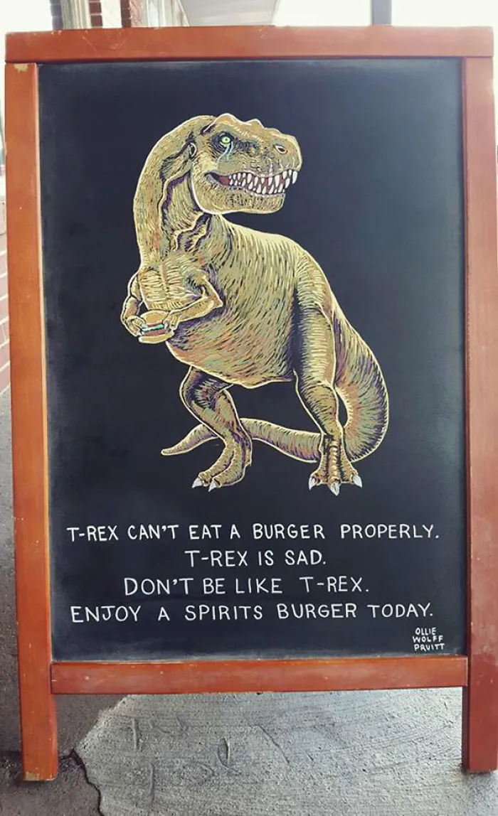 Woman Helped Friend's Bar By Drawing Chalk Signs, The Result Was So Good It Increased The Sales