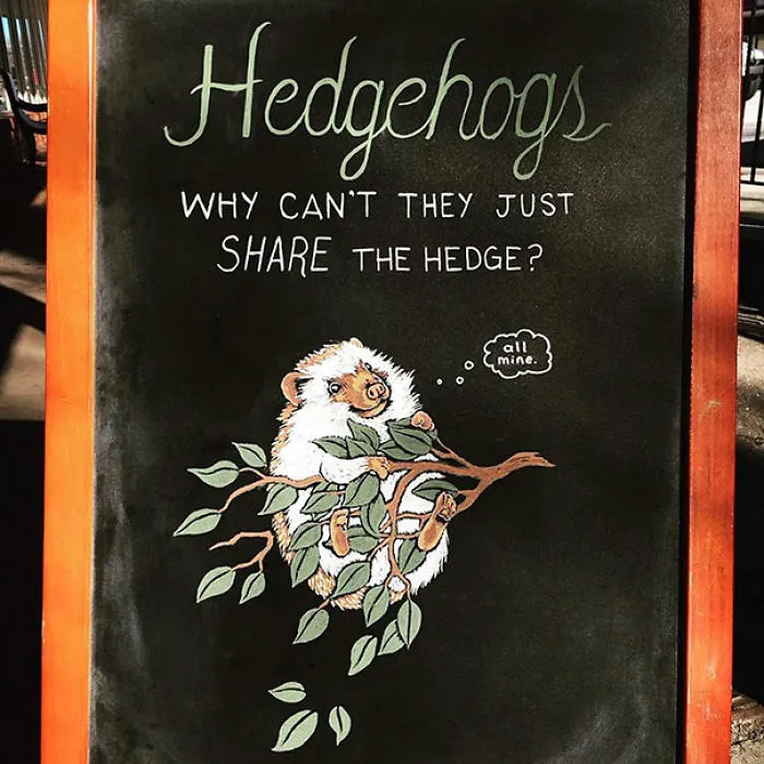 Woman Helped Friend's Bar By Drawing Chalk Signs, The Result Was So Good It Increased The Sales