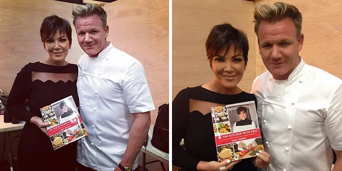 Kris Jenner  And Gordon Ramsay