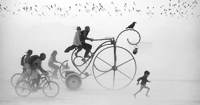 Surreal Photos Of Burning Man By Victor Habchy