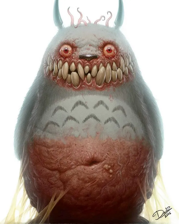 11 of Your Favorite Childhood Cartoon Characters Turned Into Monsters Will Give You Nightmares