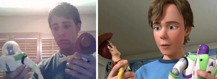 This Kid Looks Like Andy From Toy Story