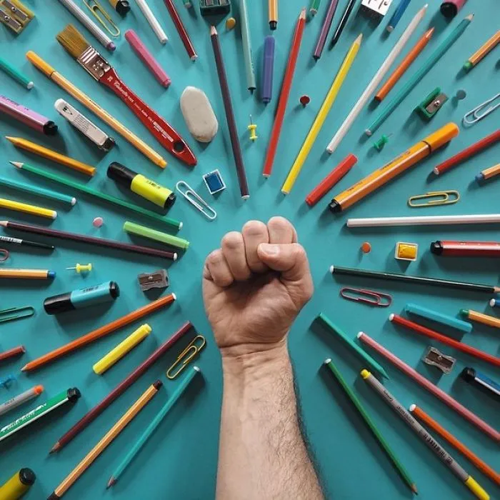 Artist Uses Everyday Objects To Create Powerful Arrangements In An Ode To Turquoise