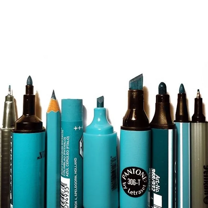 Artist Uses Everyday Objects To Create Powerful Arrangements In An Ode To Turquoise