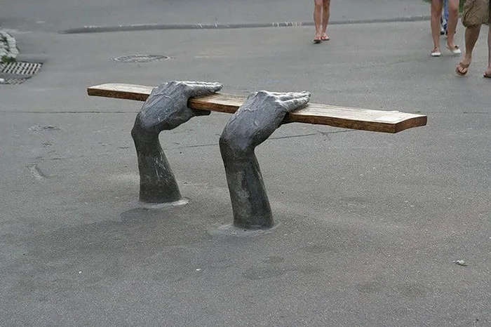 Bench In Kiev, Ukraine
