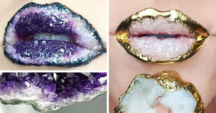 Geode Lips Literally Rock